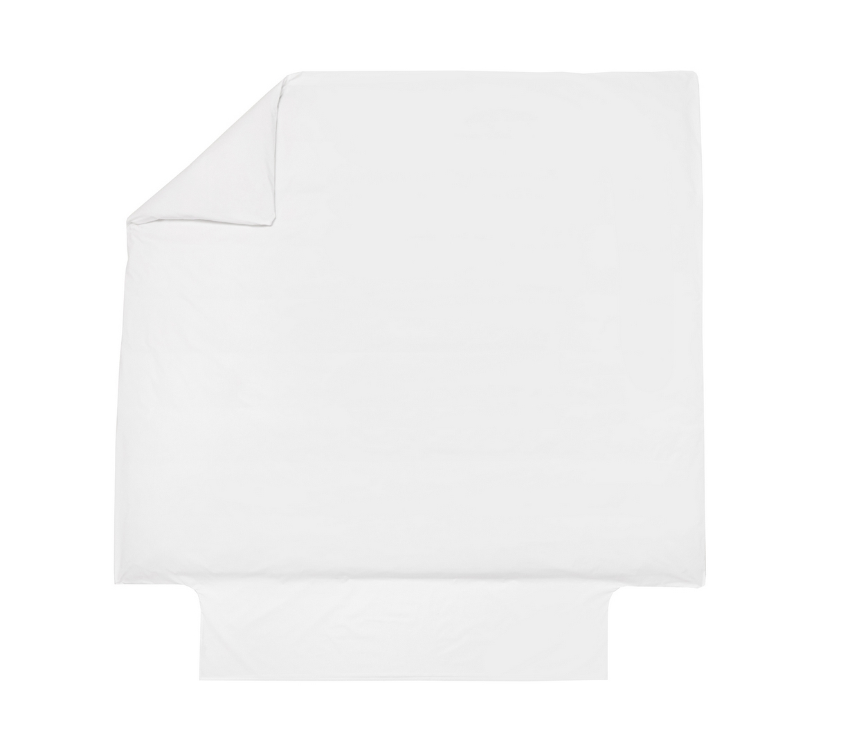 ENSEMBLE UNI PERCALE BLANC 