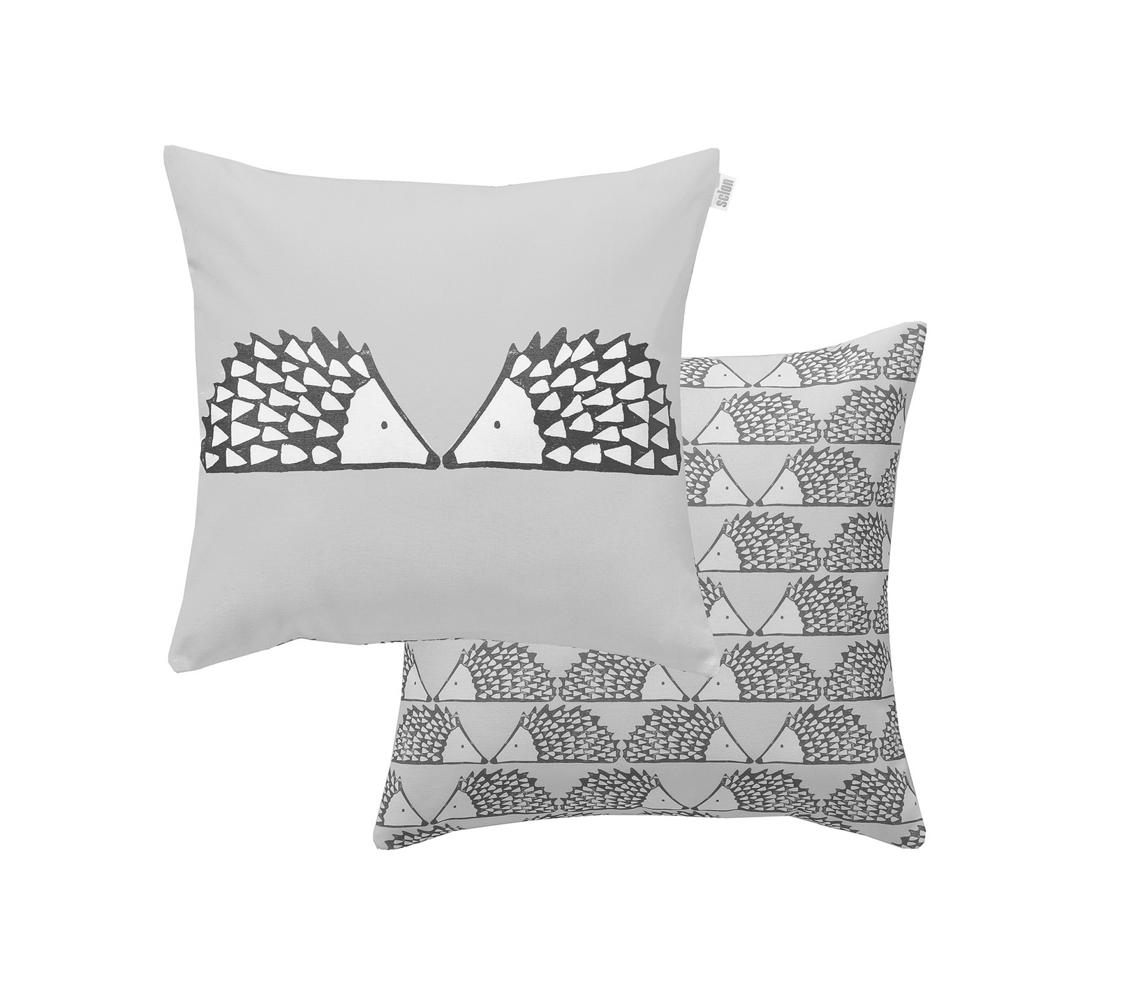 ENSEMBLE ENVELOPPE COUSSIN SPIKE GRIS 