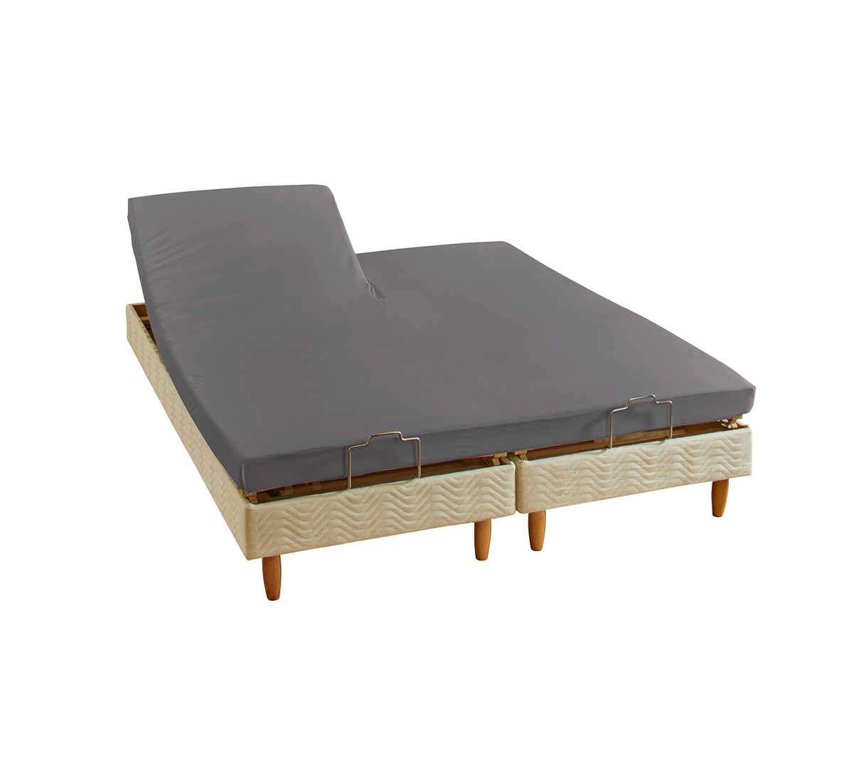 DRAP HOUSSE 2 TÊTES RESPIZEN ACIER 