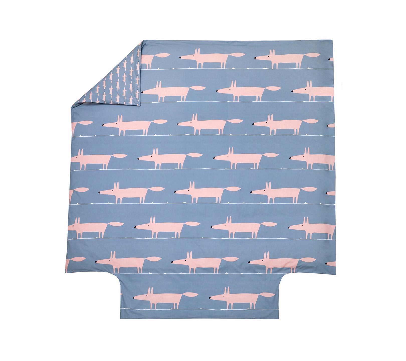 HOUSSE DE COUETTE MR FOX DENIM 