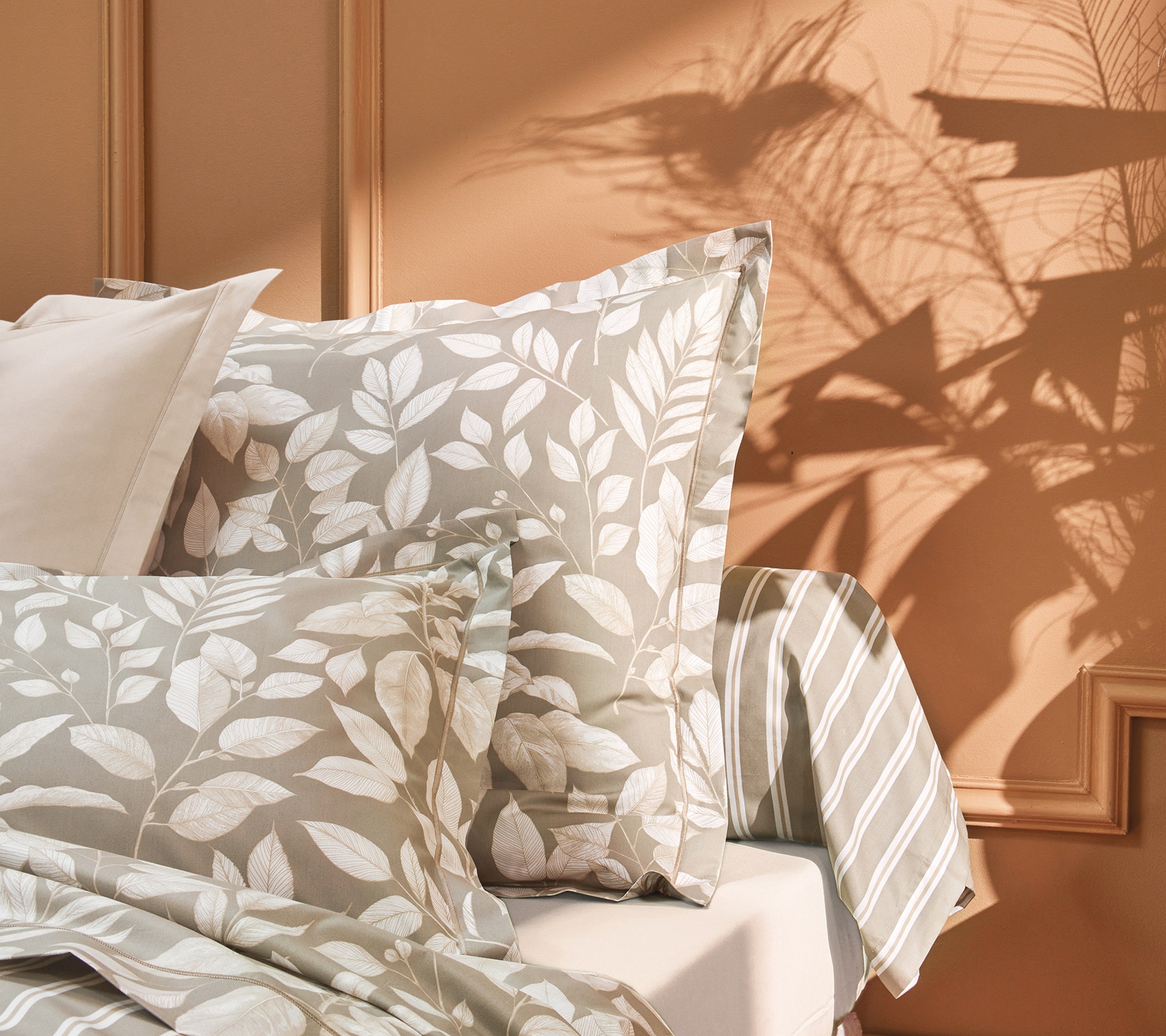 HOUSSE DE COUETTE COTTAGE KAKI 