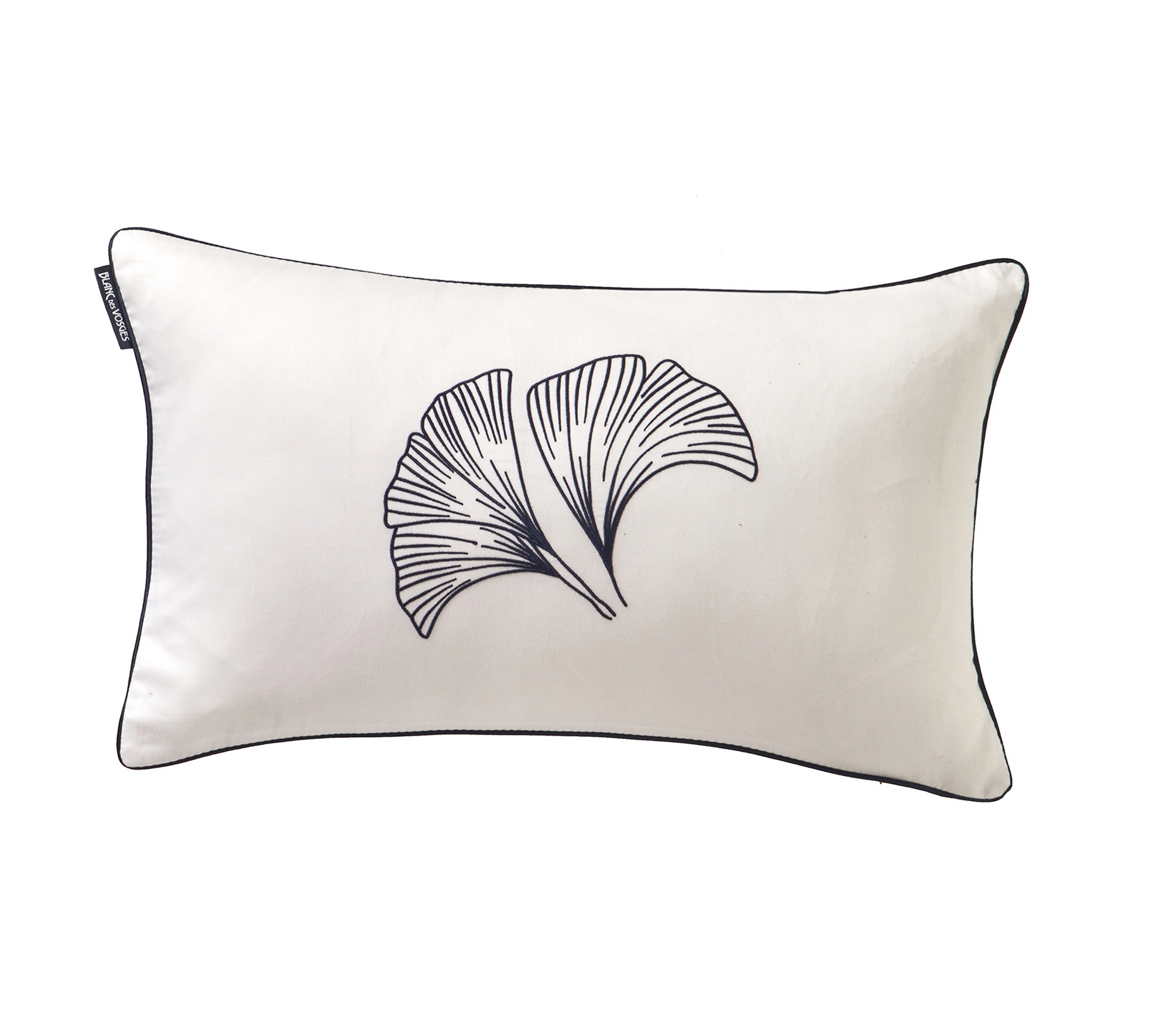 ENSEMBLE ENVELOPPE COUSSIN GINGKO BLEU CORINTHE 