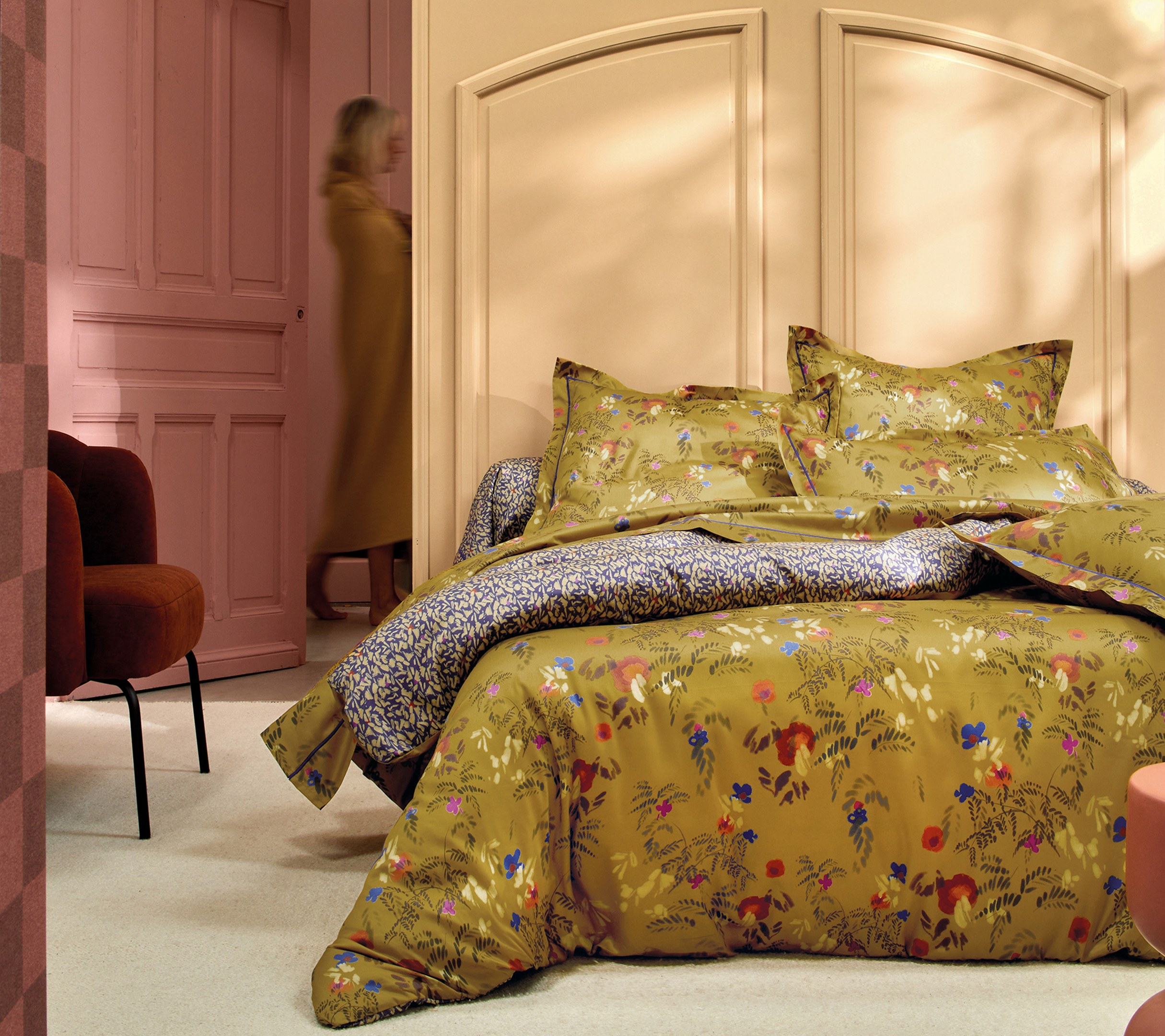 HOUSSE DE COUETTE GAIA OCRE 