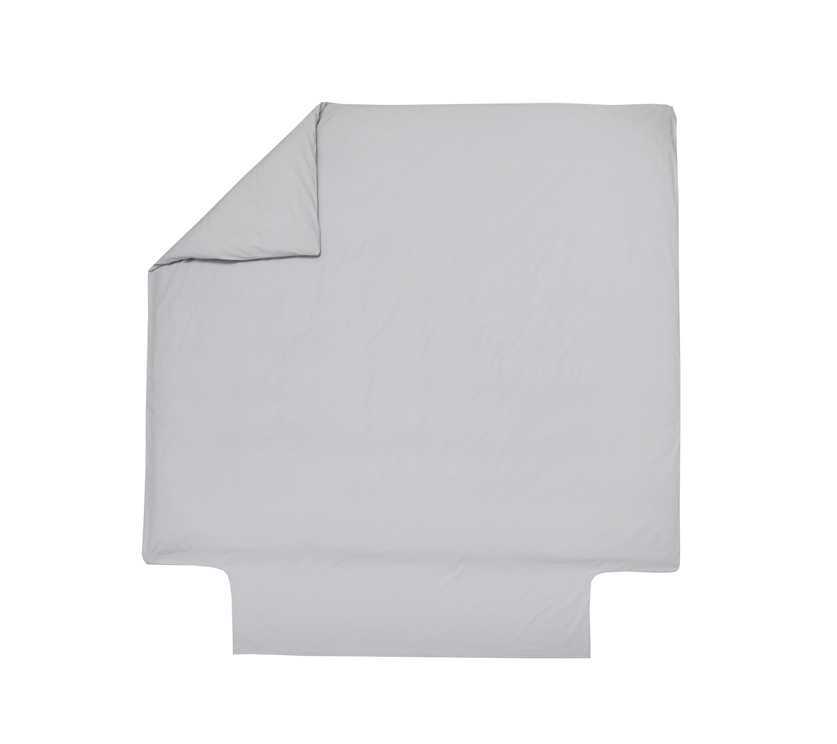 HOUSSE DE COUETTE UNI SATIN METAL 