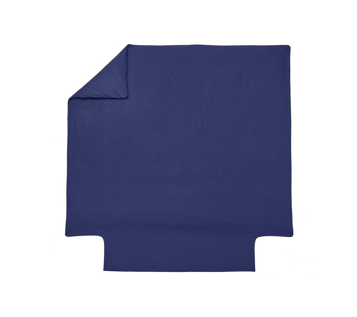 HOUSSE DE COUETTE UNI PERCALE NAVY 