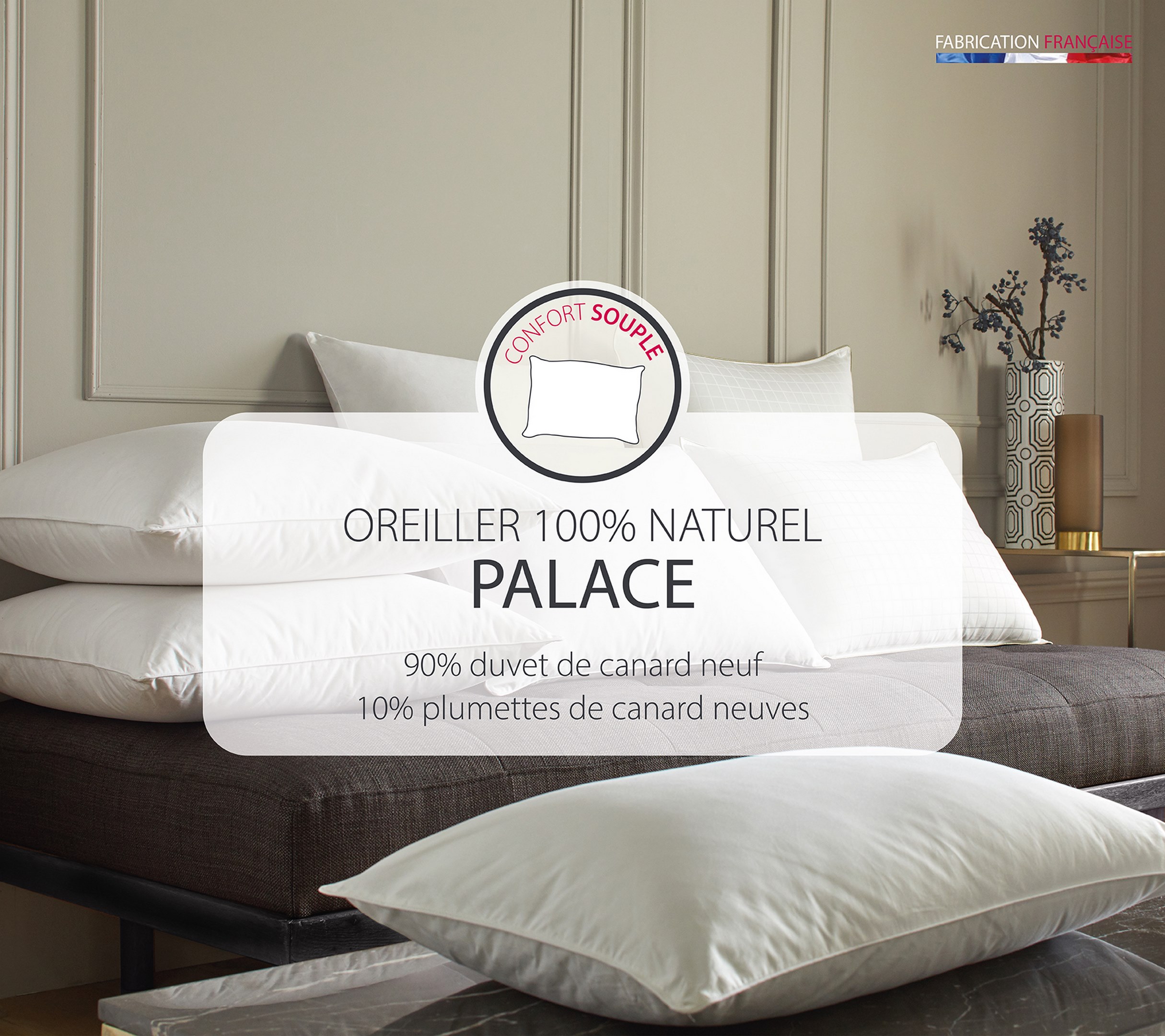 OREILLER NATUREL PALACE . 