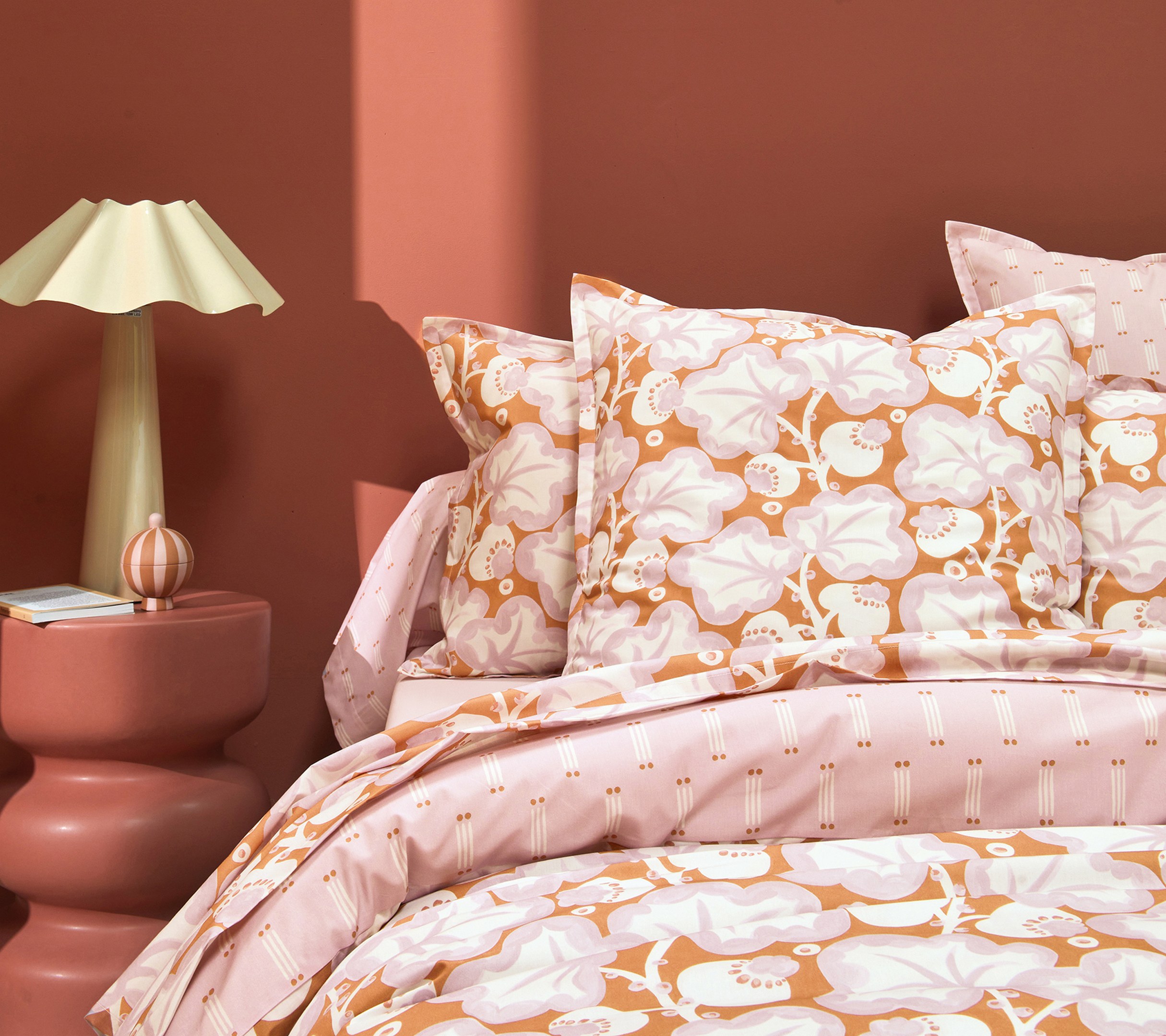 HOUSSE DE COUETTE POPPY CORAIL 