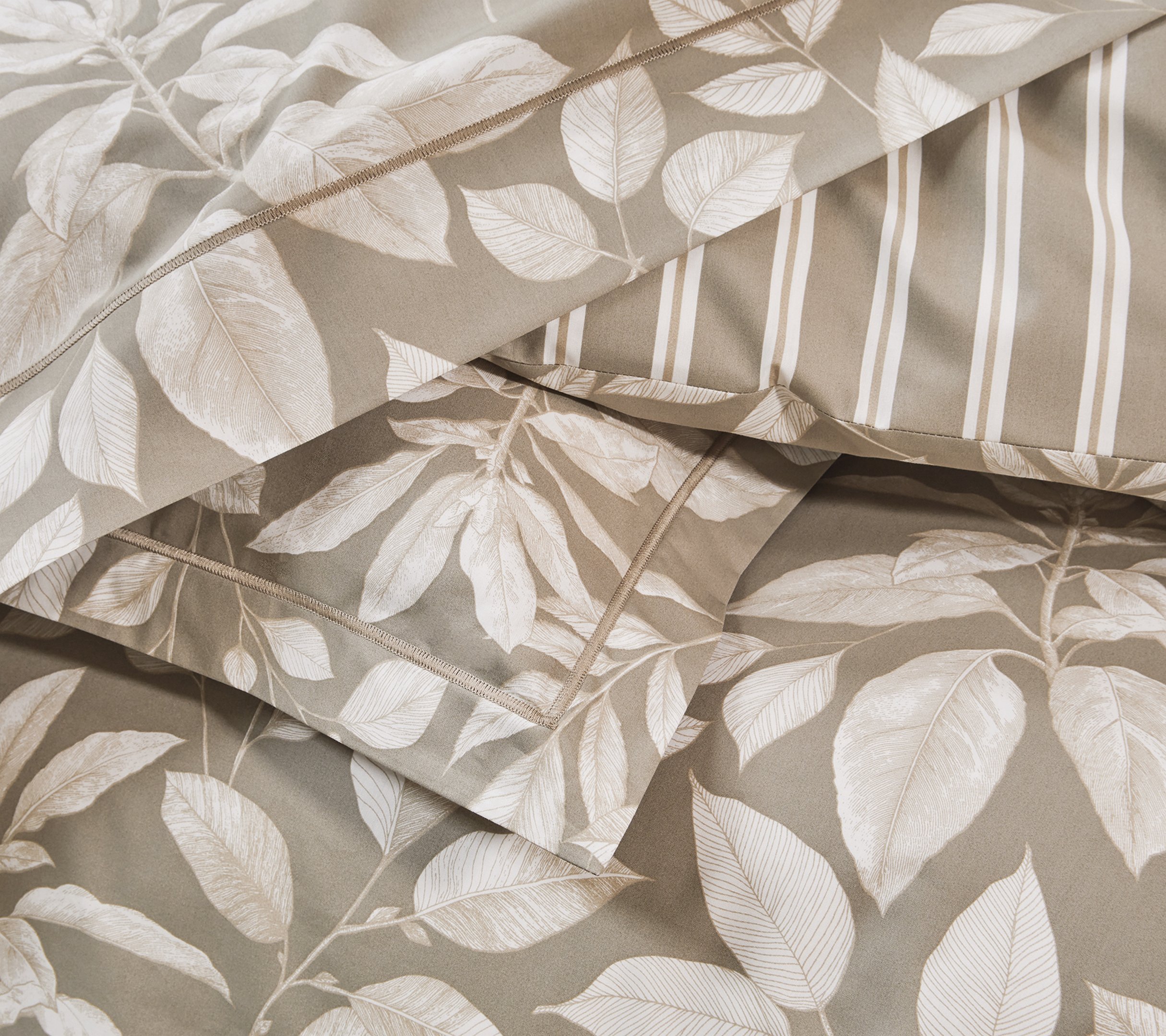 HOUSSE DE COUETTE COTTAGE KAKI 