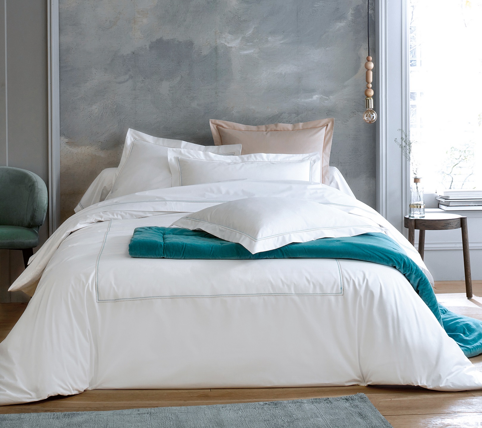 HOUSSE DE COUETTE SOUVENIRS CELADON 