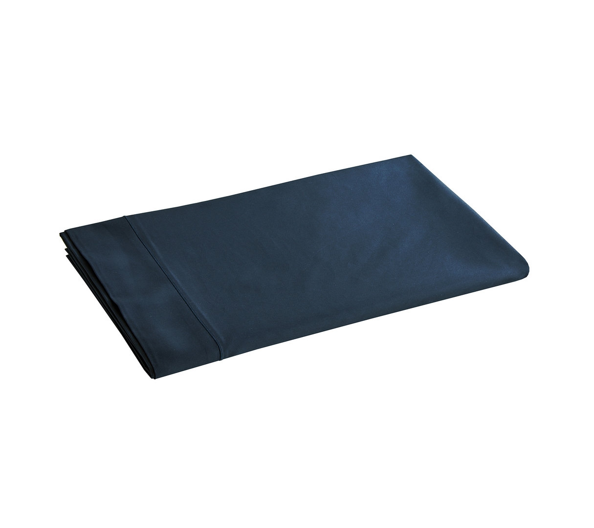 DRAP UNI SATIN BLEU CORINTHE 