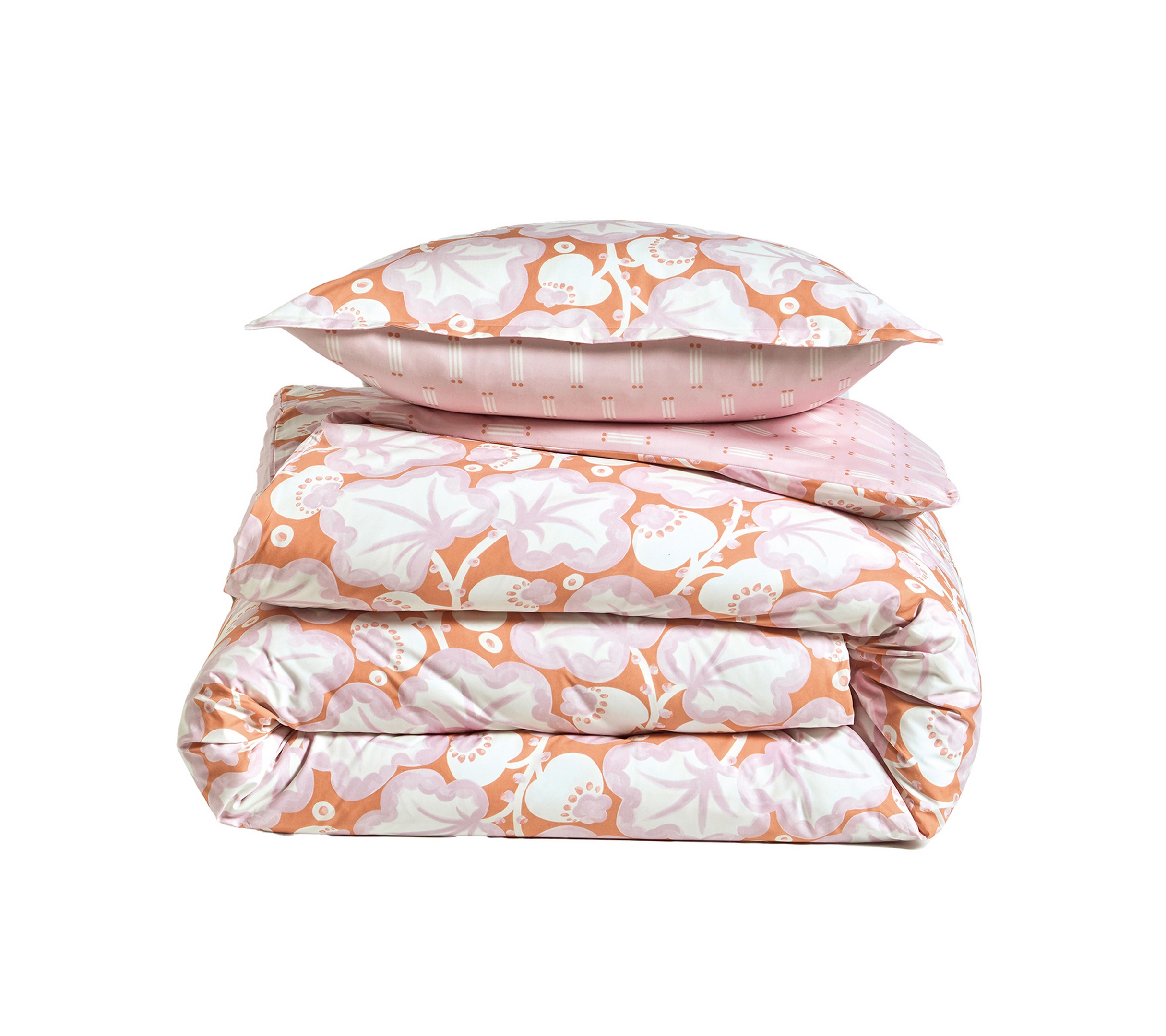 HOUSSE DE COUETTE POPPY CORAIL 