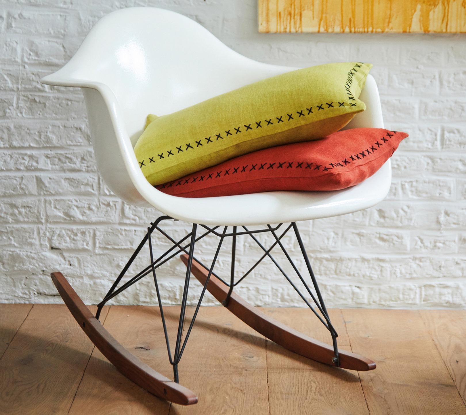 ENSEMBLE ENVELOPPE COUSSIN FARNIENTE PISTACHE 