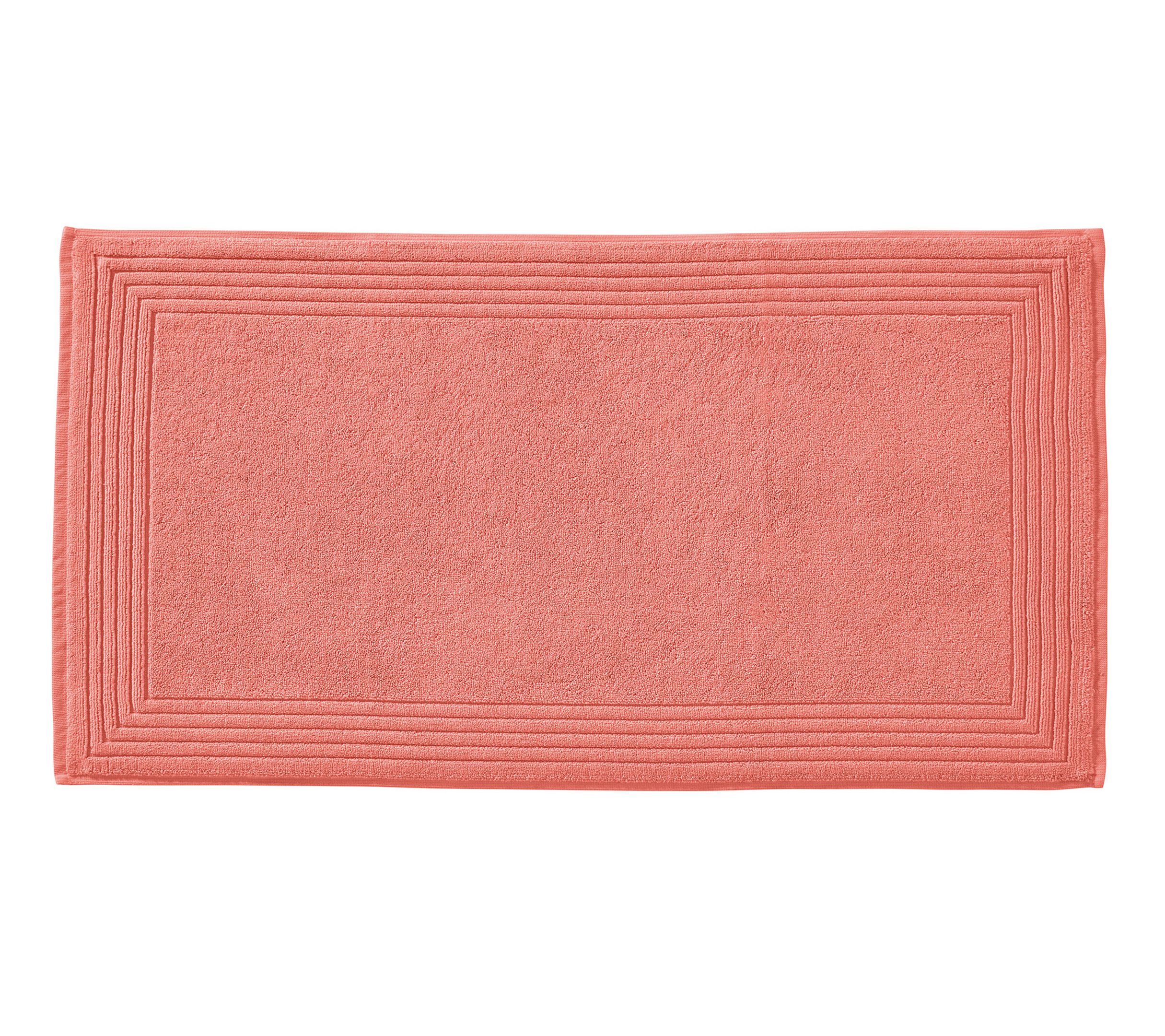 TAPIS DE BAIN UNI  CORAIL 