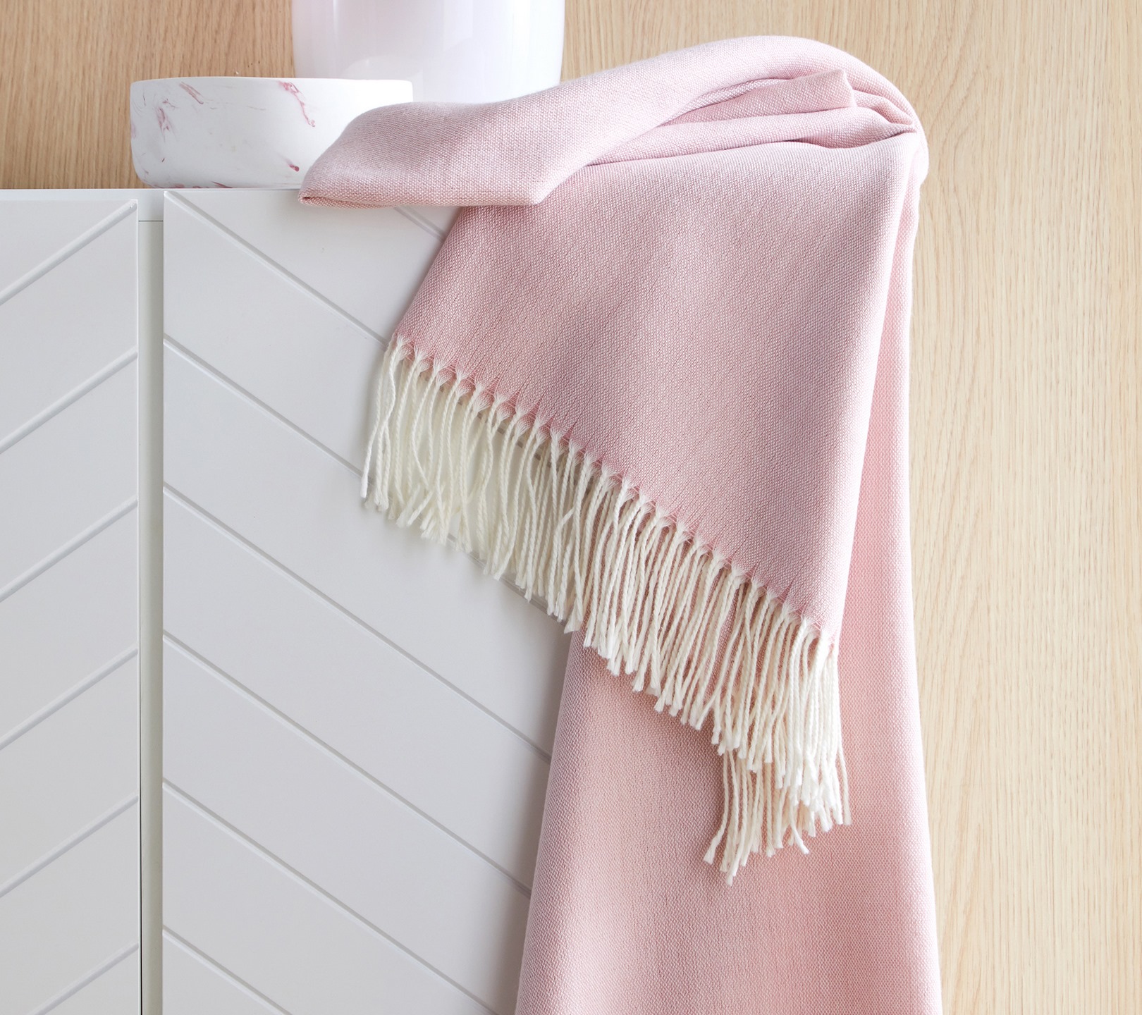 PLAID PLUME ROSE 
