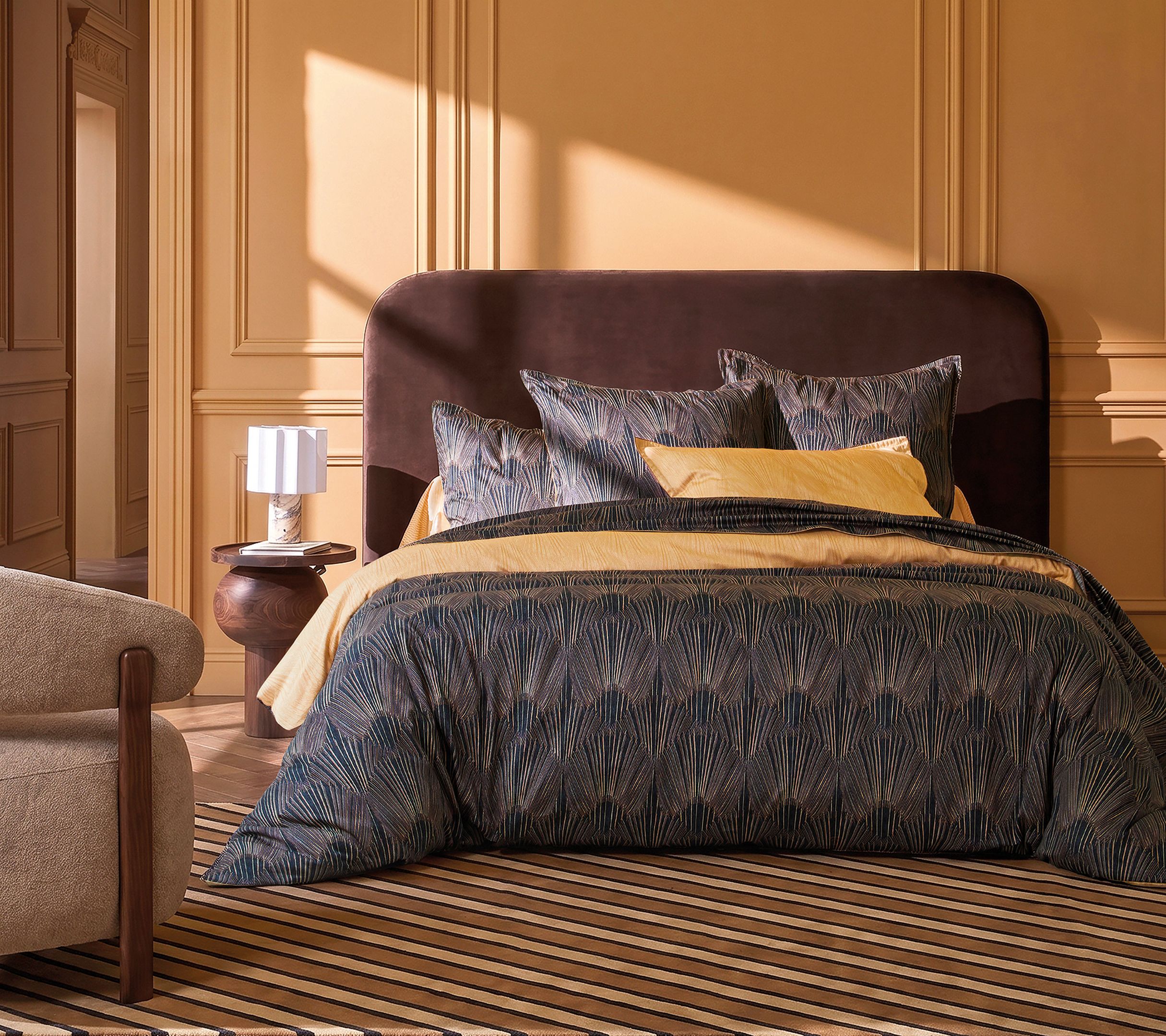 HOUSSE DE COUETTE RESONANCES DORE 