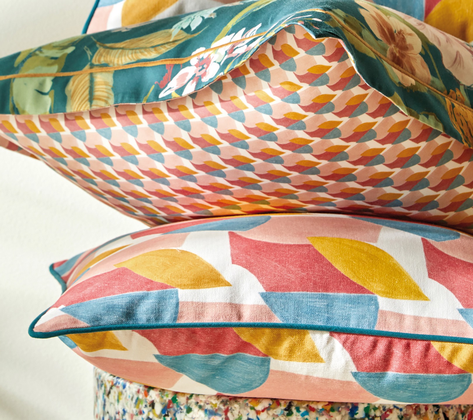 ENSEMBLE ENVELOPPE COUSSIN MAUPITI TERRA COTA 