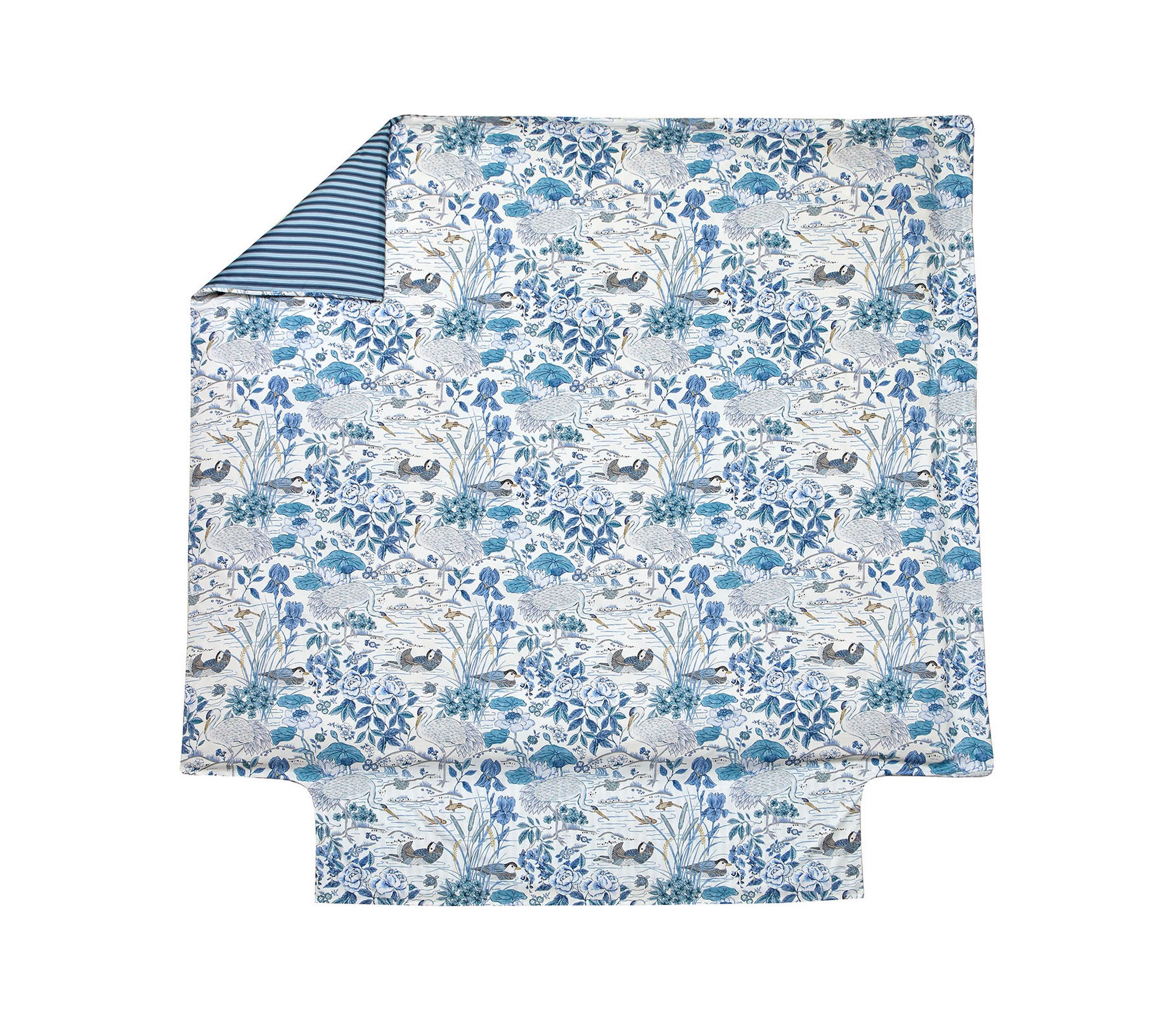 HOUSSE DE COUETTE WATER GARDEN BLEU 