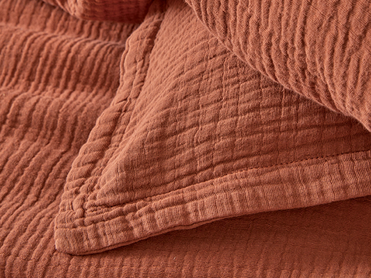 Cosy gaze de coton Blanc des Vosges